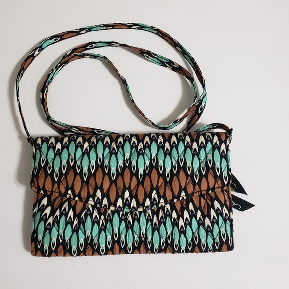 Vera Bradley Handbags - Vera Bradley Sierra Stream Wallet Crossbody NWOT